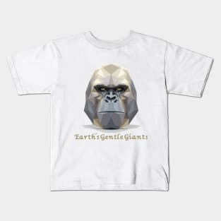 Earth's Gentle Giants, Gorilla Kids T-Shirt